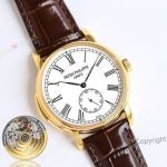 TW Factory Patek Philippe Complications White Face YG Case Roman Numerals Markers Swiss Cal.R 27 PS Movement Watch 40mm 